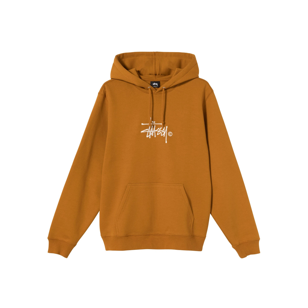 Stussy-Copyright-Stock-Embroidered-Hoodie-Caramel