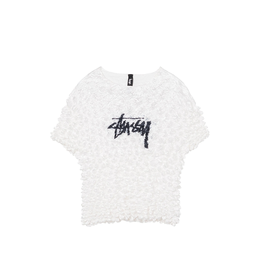 Stussy-Popcorn-Mini-Shirt-White