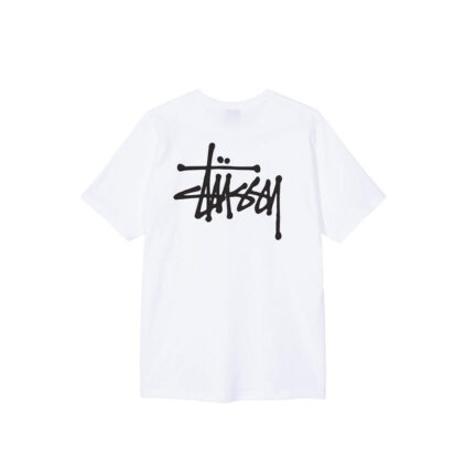 Maglietta Stussy Basic bianca/nera